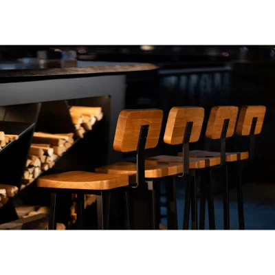 Стул барный HALLS-MS78 ND, дуб натуральный/черный_7