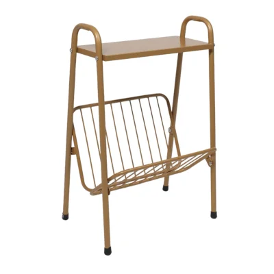 Стол журнальный SLAY, золотой, 395*265*600, ECONOM фотография