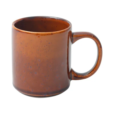 Кружка OPALUS, фарфор, каштановый, 350мл фотография