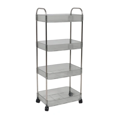 Этажерка FOKA, прозрачный дымчатый фотография