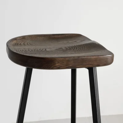 Стул полубарный PopART-65 мореный/черный_8