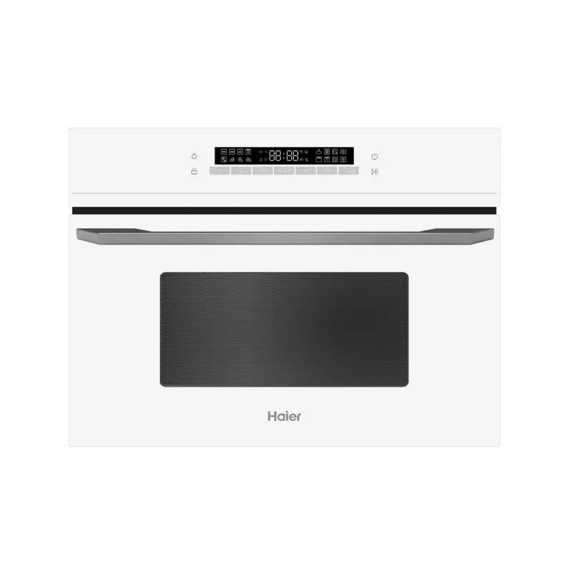 Компактный духовой шкаф с СВЧ Haier HMX-BDC399W фотография