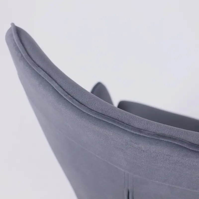 Кресло поворотное BELLA XL chrome, Kiton 713 Graphite, велюр/графит_preview_19