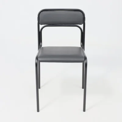 Стул на раме ASCONA BLACK V-4, кожзам, черный, ECONOM_3