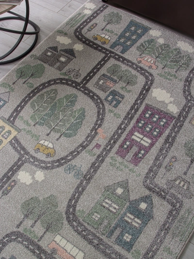 Ковер PRISMA LM21 - CREAM-GRAY - Прямоугольник 1.5 на 2.3 фотография