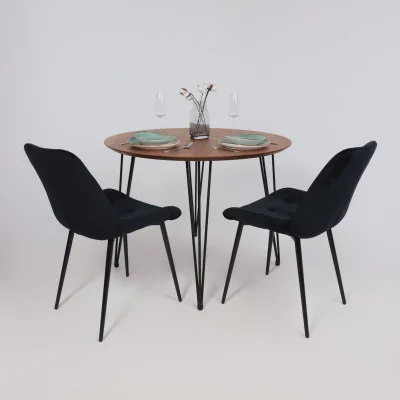 Стол ДЕМАВЕНД, d100*74, дуб натуральный/черный (ПР-4 DSW (Т27) (02) Кс-12)_9