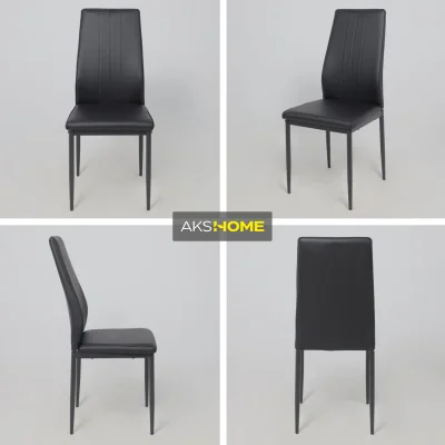 Стул OREO, экокожа, черный/черный_3