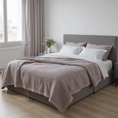 Покрывало DEMURE, 160*210см, бежевый, 16-0906_4