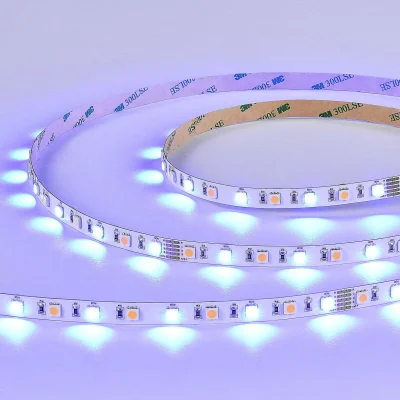 Светодиодная лента SMD5050  - 17.28W/M 3000K+RGB 300Lm Ra>90 IP20 L5000xW10xH- 24V Светодиодные ленты_8