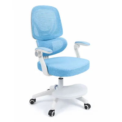 Кресло рабочее EPIC, сетка/ткань, голубой фотография