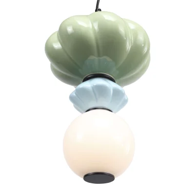 Светильник подвесной ST-Luce черный/зелёный, синий, опаловый LED 1*8W 3000K FLORENTINI_3