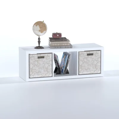 Стеллаж ФОРА 3  112х41х38см, белый_12