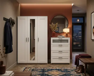 Прихожая НАВИ, белый. Комплект №1 фотография