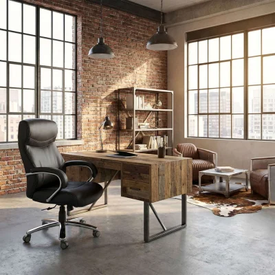 Кресло поворотное MARSHAL, ECO, черный_2