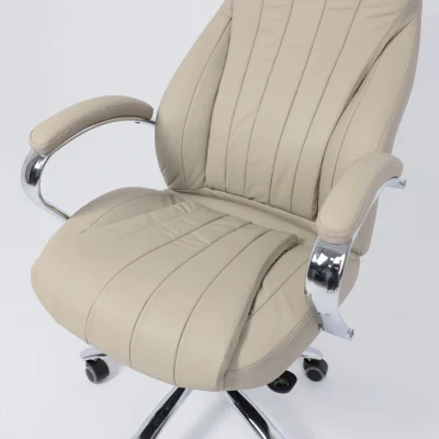 Кресло поворотное MASTIF, мультиблок, натуральная кожа, бежевый_10