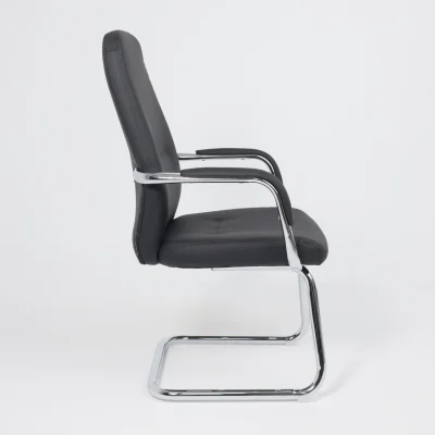Стул VELLA, черная экокожа/хромированный металл_4