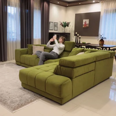 Диван SATELLITE-S арт.2LKV-1,5KVAhoR-XXL-Ho (2 декор. подушки 40х40)_2