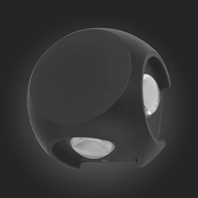 Светильник уличный настенный ST-Luce Черный/Черный LED 1*4W 4000K VOLTI_2