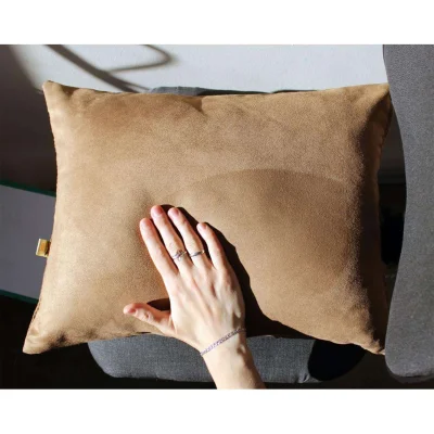 Подушка декоративная МАТЕХ ALCANTARA 47*47*15. Цвет коричневый, арт. 31-888_2