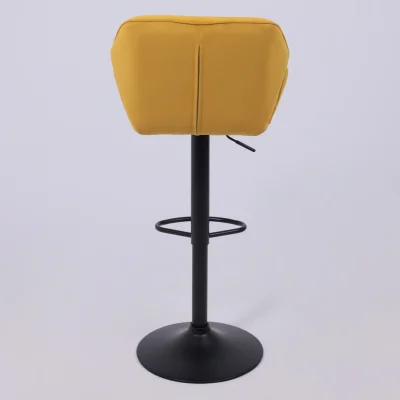 Кресло барное BERLIN GB, Velutto 56 горчичный велюр/черный_14