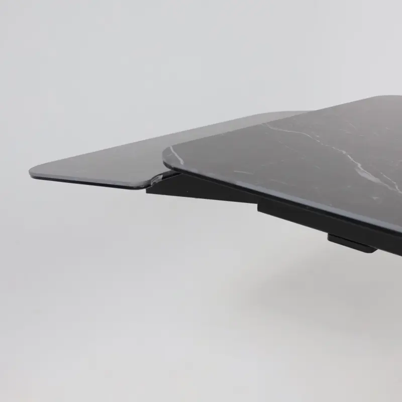 Стол РЕЙН NEW,керамика 0 кат. 1400(2040)*900, Камень черный Greys Black/Черный матовый_preview_15