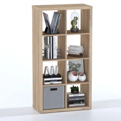 Стеллаж ФОРА 8  76х146х38см, дуб беленый_6