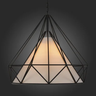 Светильник подвесной ST-Luce Черный/Черный, Белый E27 1*60W PALIEDRO_2