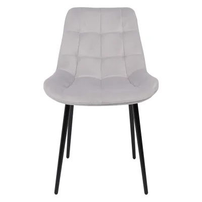 Стул AV 405, светло-серый бархат Н-09/черный_2