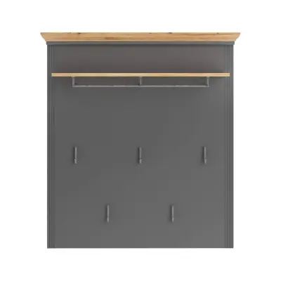 Н.м. "JASMIN" вешалка WIE, к.Графит+Дуб артизан_1