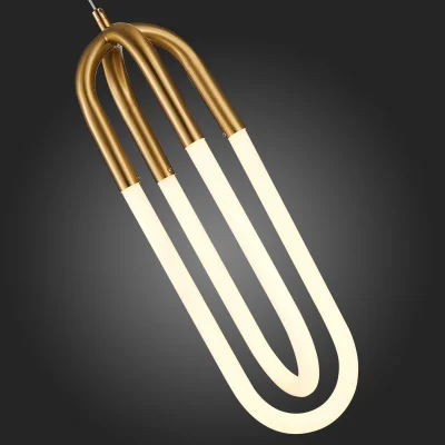 Подвес ST-Luce Латунь/Латунь, Белый LED 2*14W 3000K MOFISTO_8