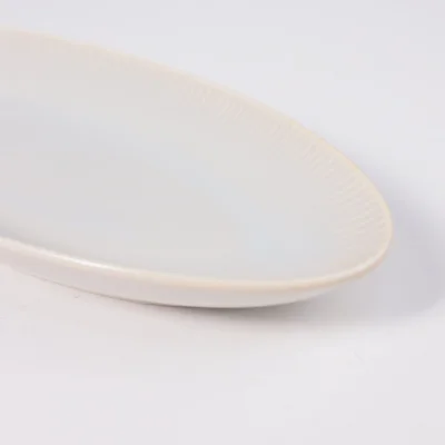 Блюдо для рыбы AURORA, фарфор, айвори, 31*13*3,6см_4