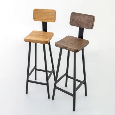 Стул барный HALLS-MS78 ND, дуб натуральный/черный_3