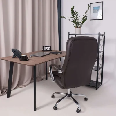 Кресло рабочее, поворотное RICHARD, коричневый_27