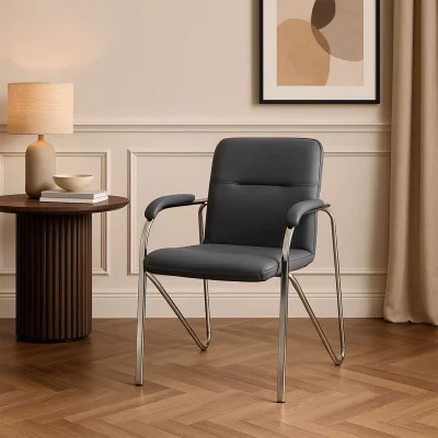 Кресло SAMBA AKS-1 Pegasso светло-серый, мягкие подлокотники_2