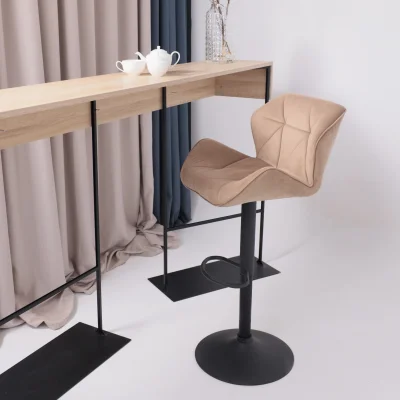 Кресло BERLIN, капучино велюр HCJ-11/черный_8