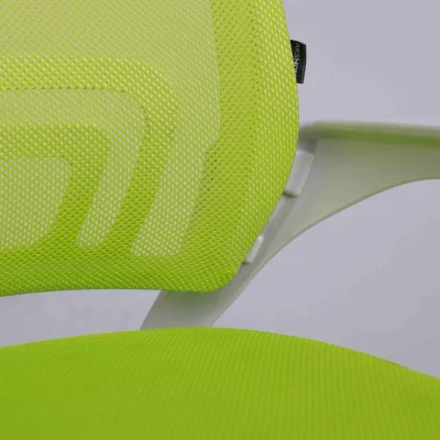 Кресло поворотное RICCI NEW, WHITE (салатовый)_10