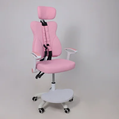 Кресло поворотное LOLU, ткань, розовый_20