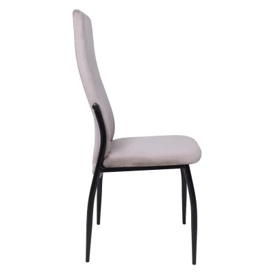 Стул DENVER, темно-бежевый велюр HLR-09/черный_3