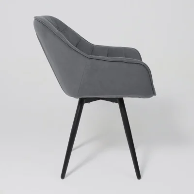 Стул САНТАНА 2, графитовый велюр Бренди Графит/черный_12