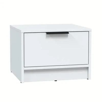 Тумба прикроватная КОНЦЕПТ КТ-ТК1-35, к.Белый/ф.Белый  (В348хШ477хГ451мм) фотография