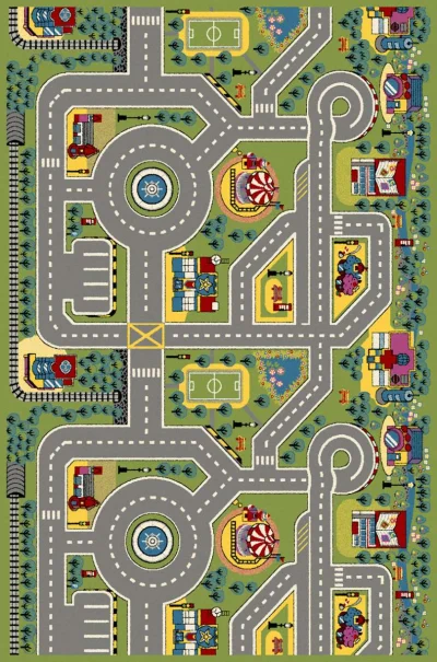 Ковер PRISMA LM11 - GREEN - Прямоугольник 1.5 на 2.3_2