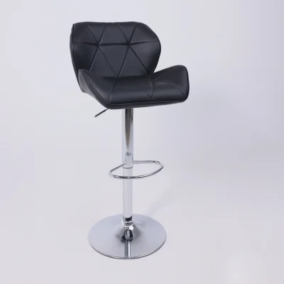 Кресло BERLIN, экокожа, черный/хром_19