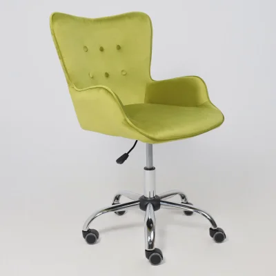 Кресло поворотное BELLA, велюр/оливковый_18