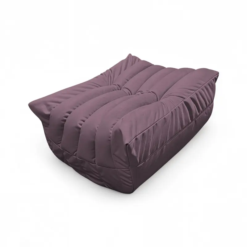 Бескаркасное кресло-пуф Француз BeanBag 90*35 / микровелюр, Сирень_preview_2