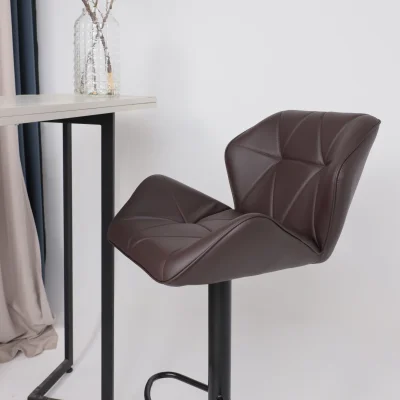 Кресло барное BERLIN GB, Pegaso шоколад экокожа/черный_11