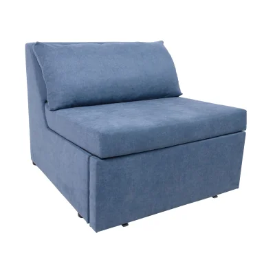 Кресло для отдыха Такка Prince Jeans, джинс (черные опоры) фотография