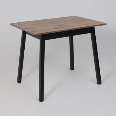 Стол TIRK RADIAL-94, раздвижной 94(126)х64, Дуб Веллингтон/Чёрный_6