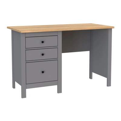 Стол письменный САГА, 120х56см, серая/ясень (2.08.06.160.15 RU) фотография