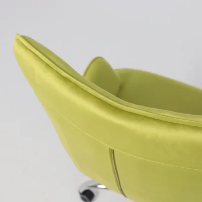 Кресло поворотное BELLA, велюр/оливковый_25