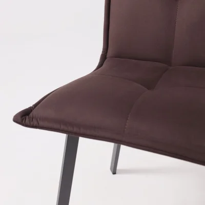 Кресло РУБИК U Velutto 24 темно-коричневый велюр/черный_19